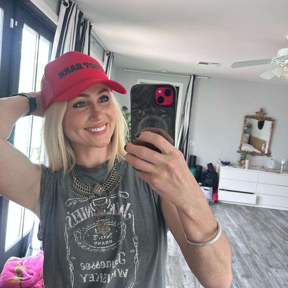 Boot Barn Red Mesh Cap